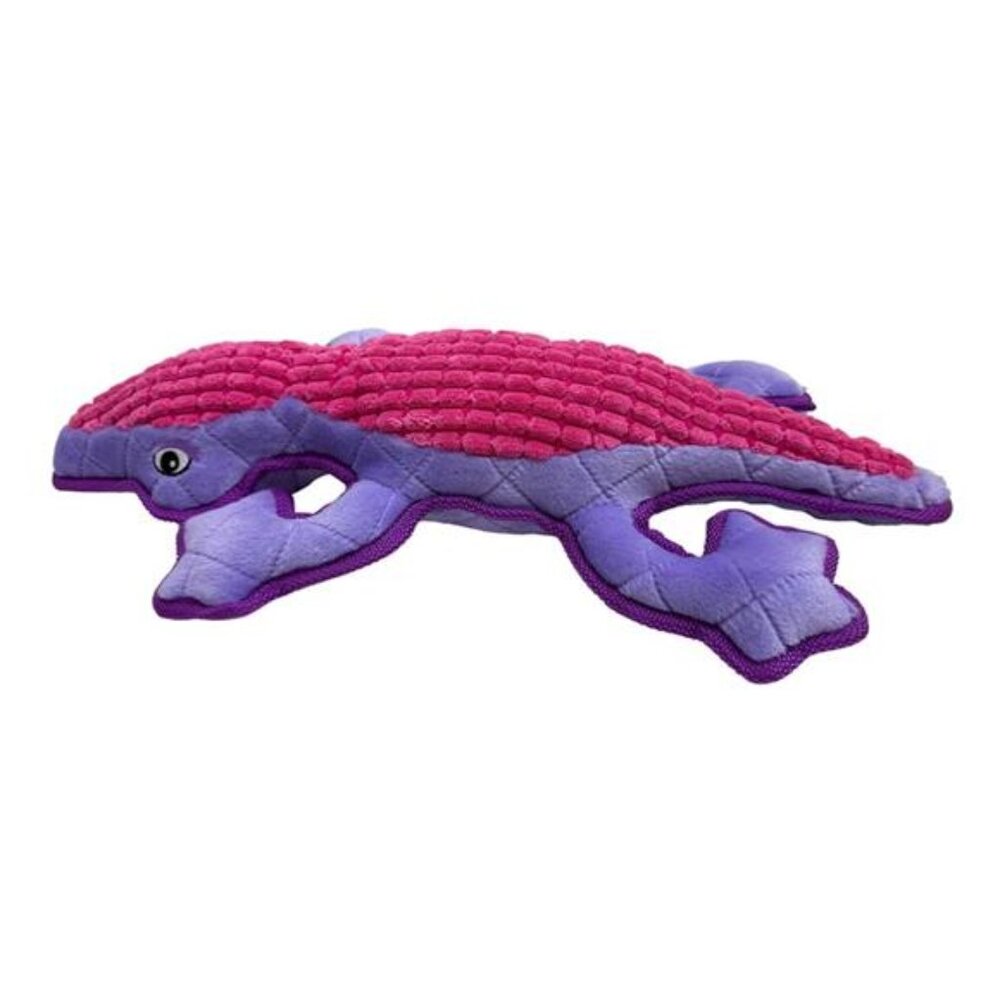 Squeaky & Plush Tough Buddy Lizard Dog Toy, Chew Level 4 - Picture 5 of 7